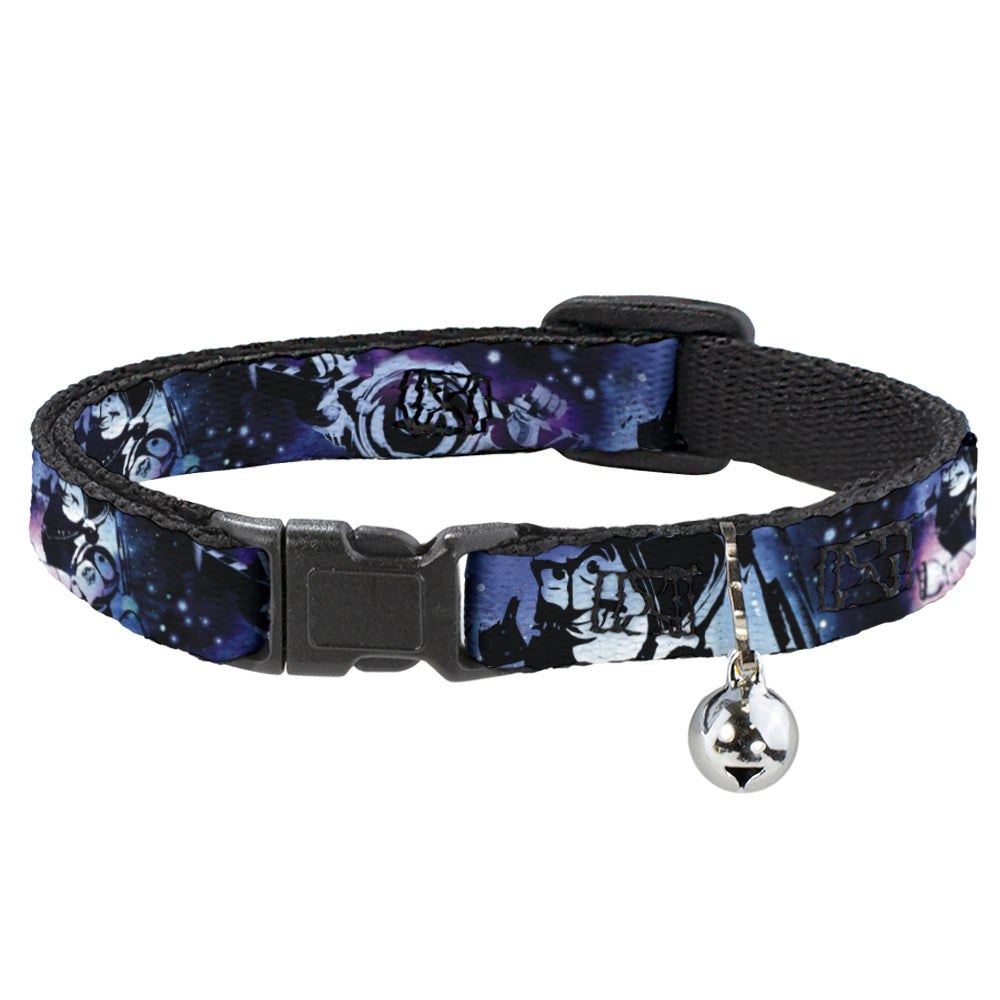 Cat Collar Breakaway - Buzz Lightyear Poses Galaxy Blues Breakaway Cat Collars Disney   