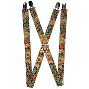 Suspenders - 1.0" - Tattoo Johnny-Fairies Suspenders Tattoo Johnny   