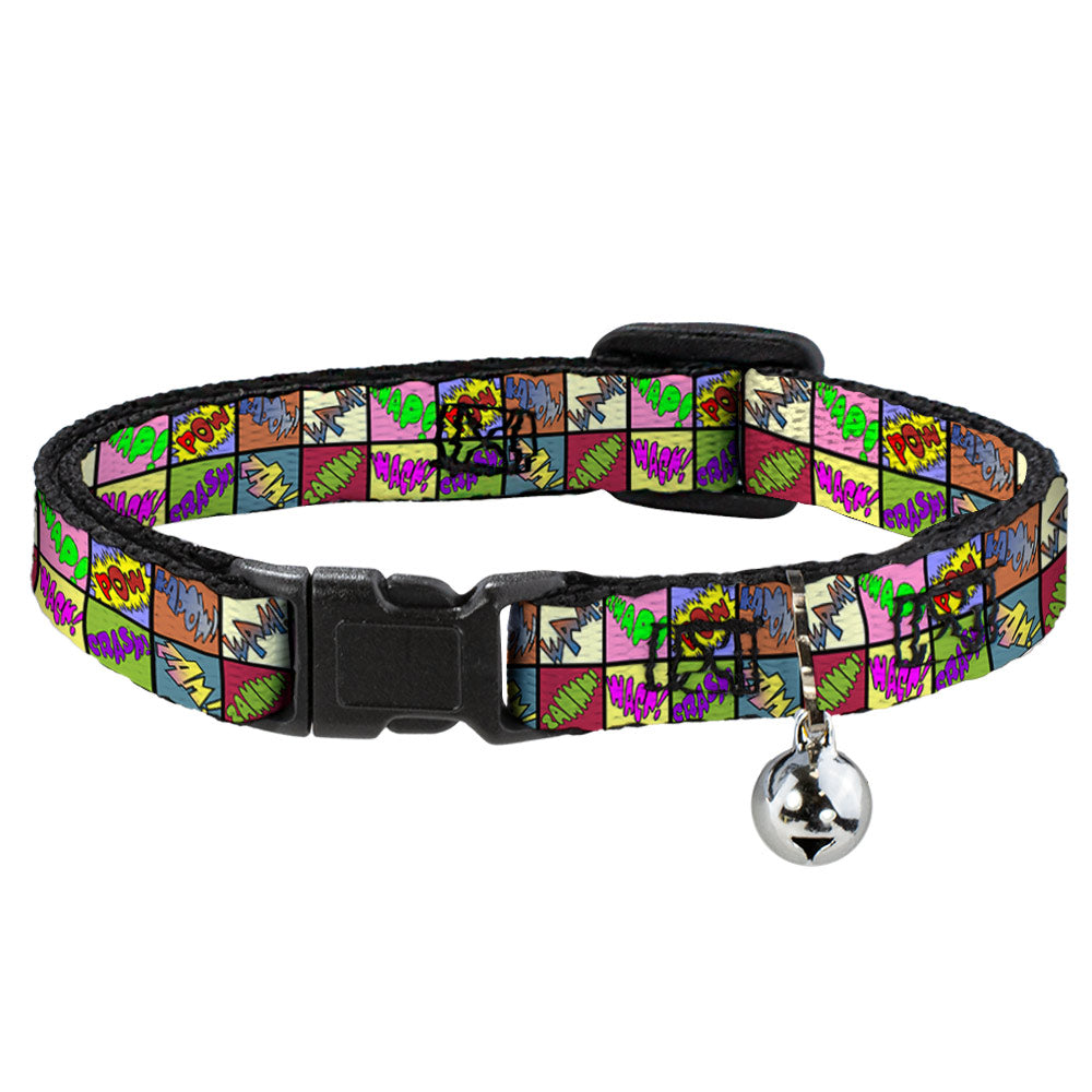 Cat Collar Breakaway - Sound Effect Checkers Multi Color Breakaway Cat Collars Buckle-Down   