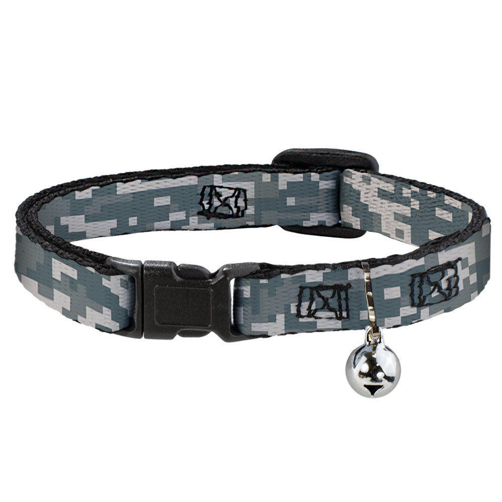 Cat Collar Breakaway - Digital Camo2 Grays Breakaway Cat Collars Buckle-Down   