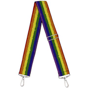 Purse Strap - Rainbow Stripe Painted Purse Straps Buckle-Down   