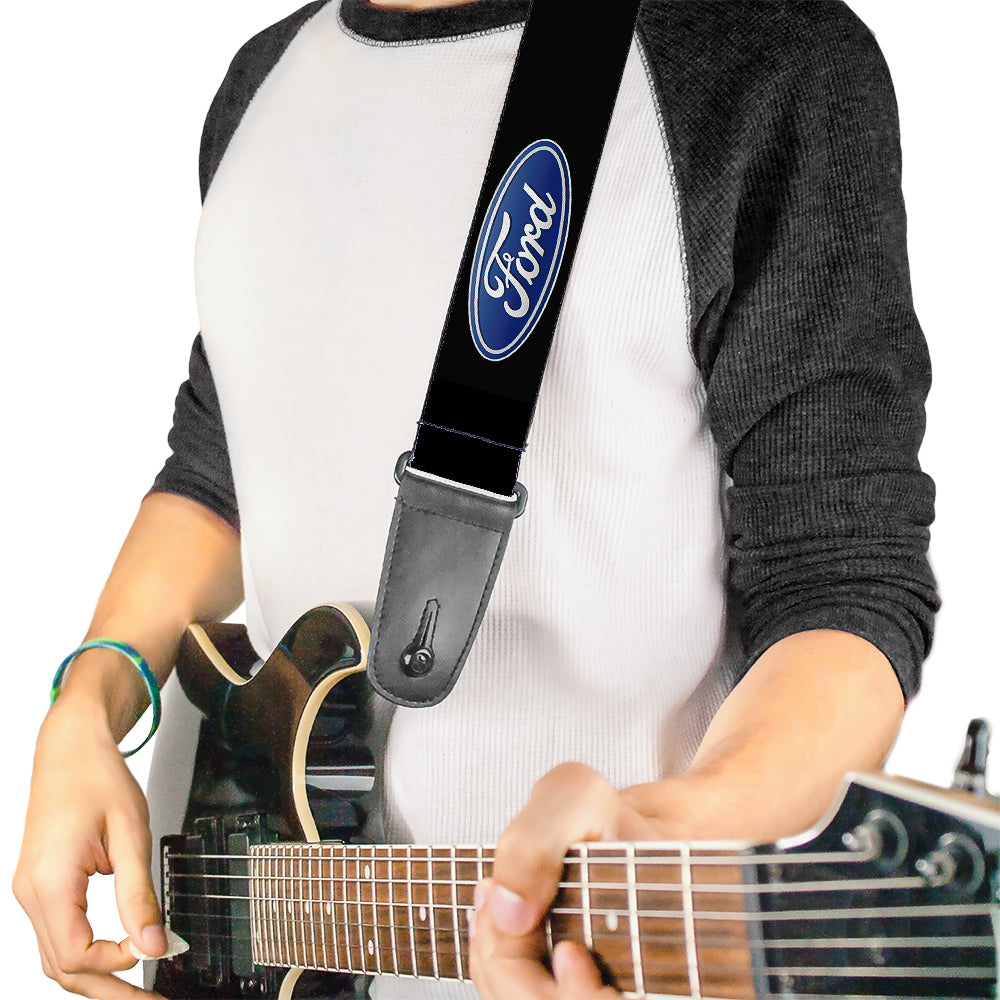 Guitar Strap - Ford Oval Logo REPEAT Guitar Straps Ford   