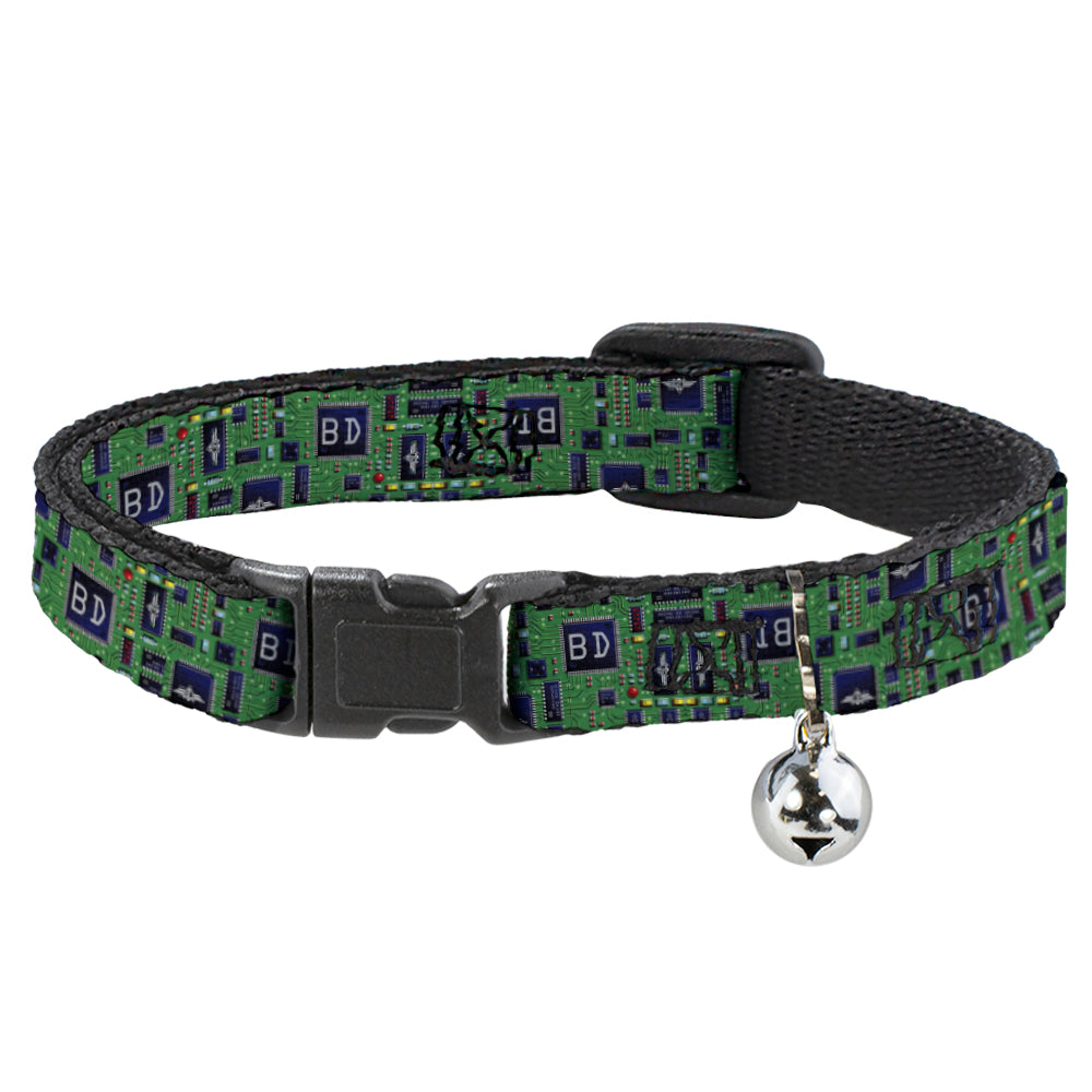 Cat Collar Breakaway - Circuit Board Breakaway Cat Collars Buckle-Down   
