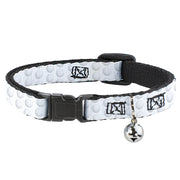 Cat Collar Breakaway - Golf Ball Dimples Whites Breakaway Cat Collars Buckle-Down   