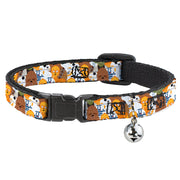 Cat Collar Breakaway with Bell - Star Wars 5-Character Poses Stacked Breakaway Cat Collars Star Wars   