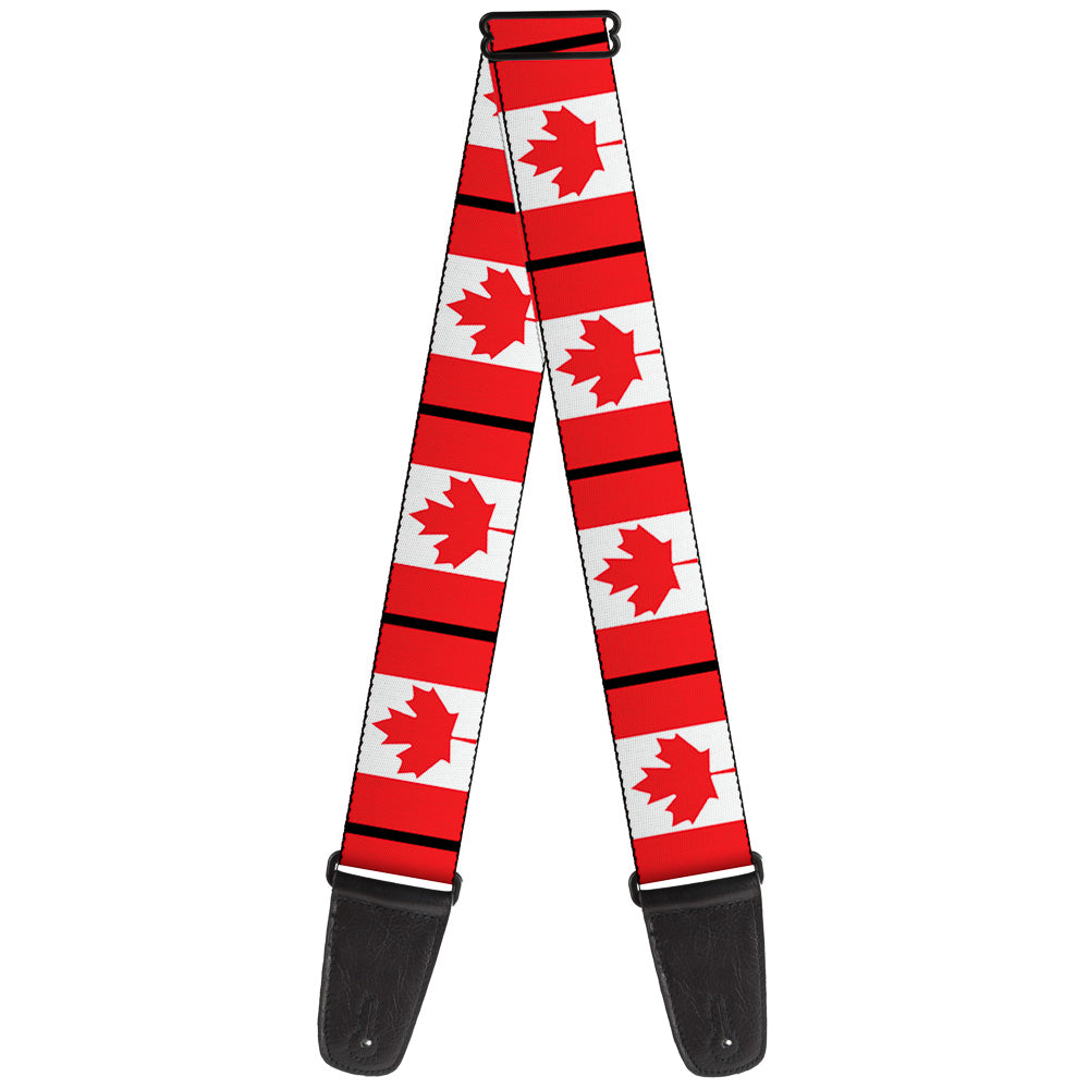 Guitar Strap - Canada Flags Guitar Straps Buckle-Down   
