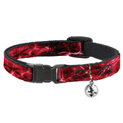 Cat Collar Breakaway - Mossy Oak Elements Crimson Agua Camo Red Breakaway Cat Collars Mossy Oak   
