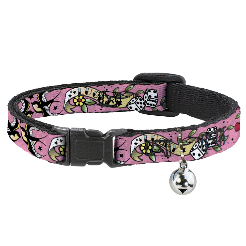 Cat Collar Breakaway - Live Hard Die Young Gray Breakaway Cat Collars Buckle-Down   