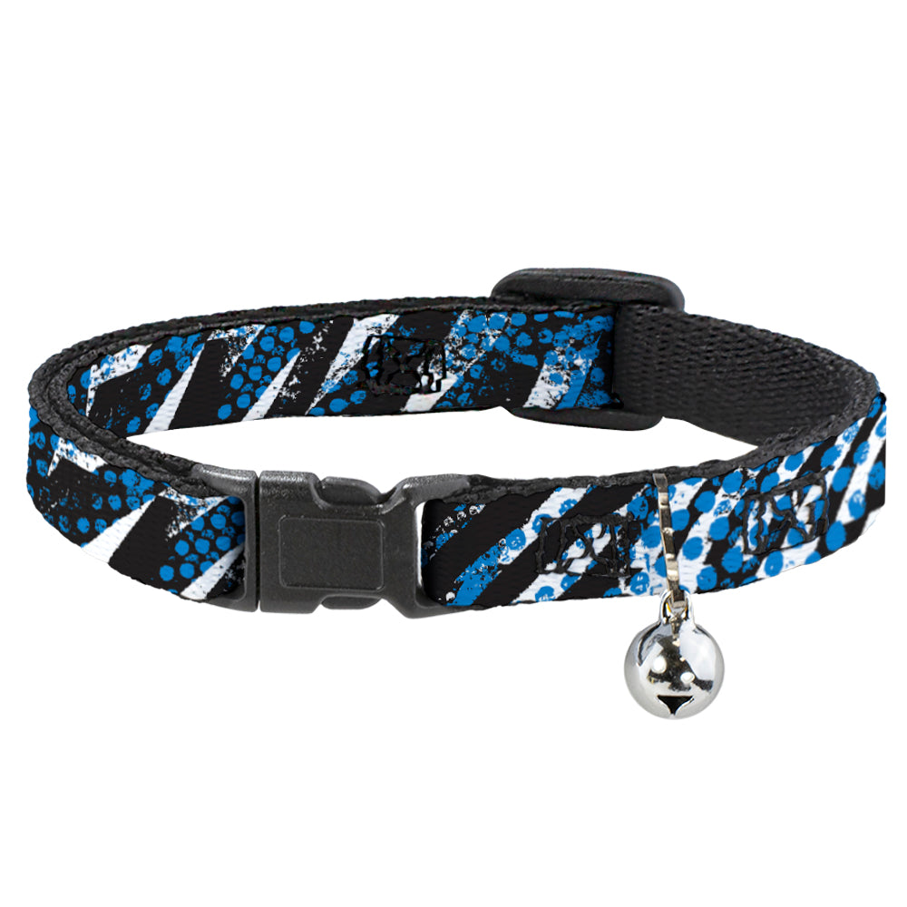 Cat Collar Breakaway - Grunge Tread Blue Breakaway Cat Collars Buckle-Down   