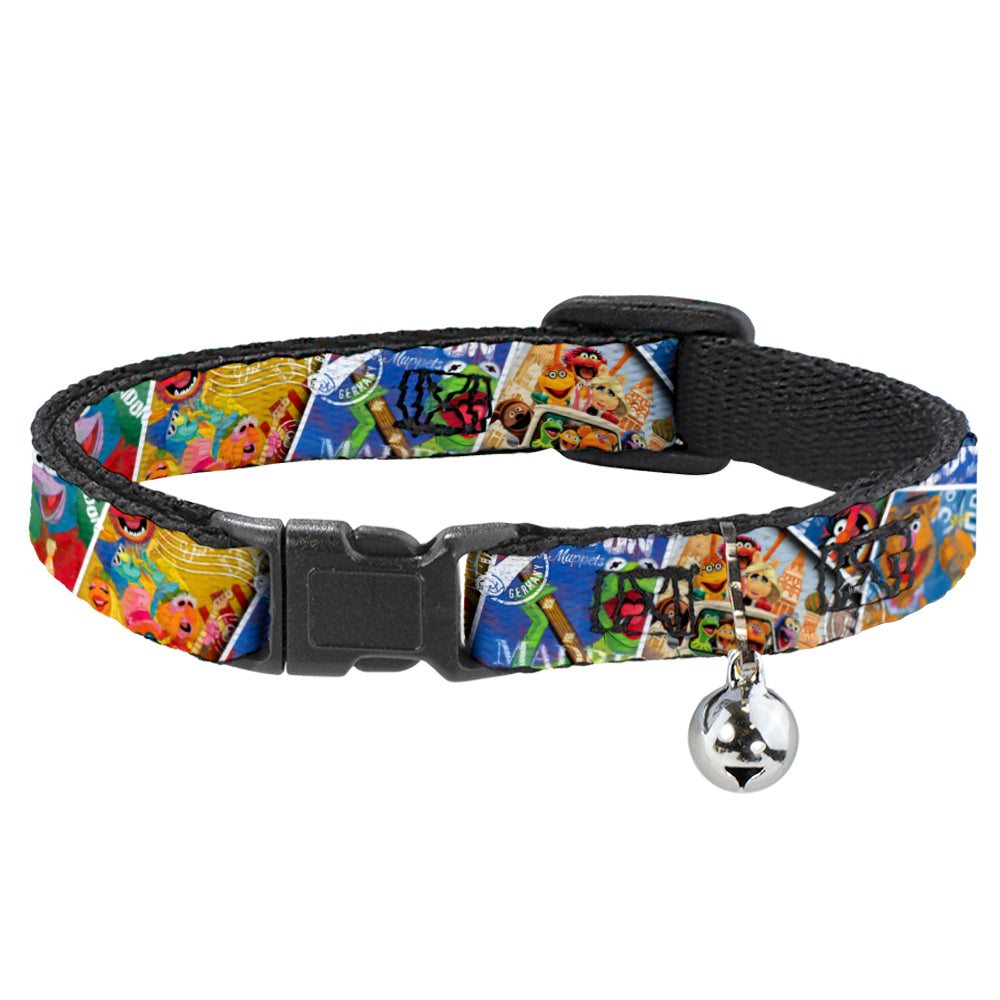 Cat Collar Breakaway - Muppets Postage Stamps Stacked Breakaway Cat Collars Disney   