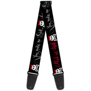 Guitar Strap - Angry Girl Mad As Hell You Make Me Sick Guitar Straps Buckle-Down   