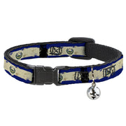 Cat Collar Breakaway - El Salvador Flag Distressed Painting Breakaway Cat Collars Buckle-Down   