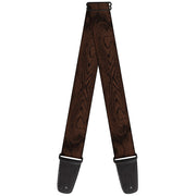 Guitar Strap - Wood Grain Walnut Guitar Straps Buckle-Down   