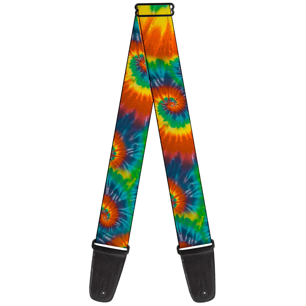 Guitar Strap - Tie Dye Swirl Multi Color Guitar Straps Buckle-Down   