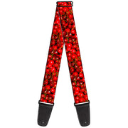 Guitar Strap - Fresh Cherries Stacked Guitar Straps Buckle-Down   
