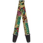 Guitar Strap - Love Kills Tan Guitar Straps Buckle-Down   