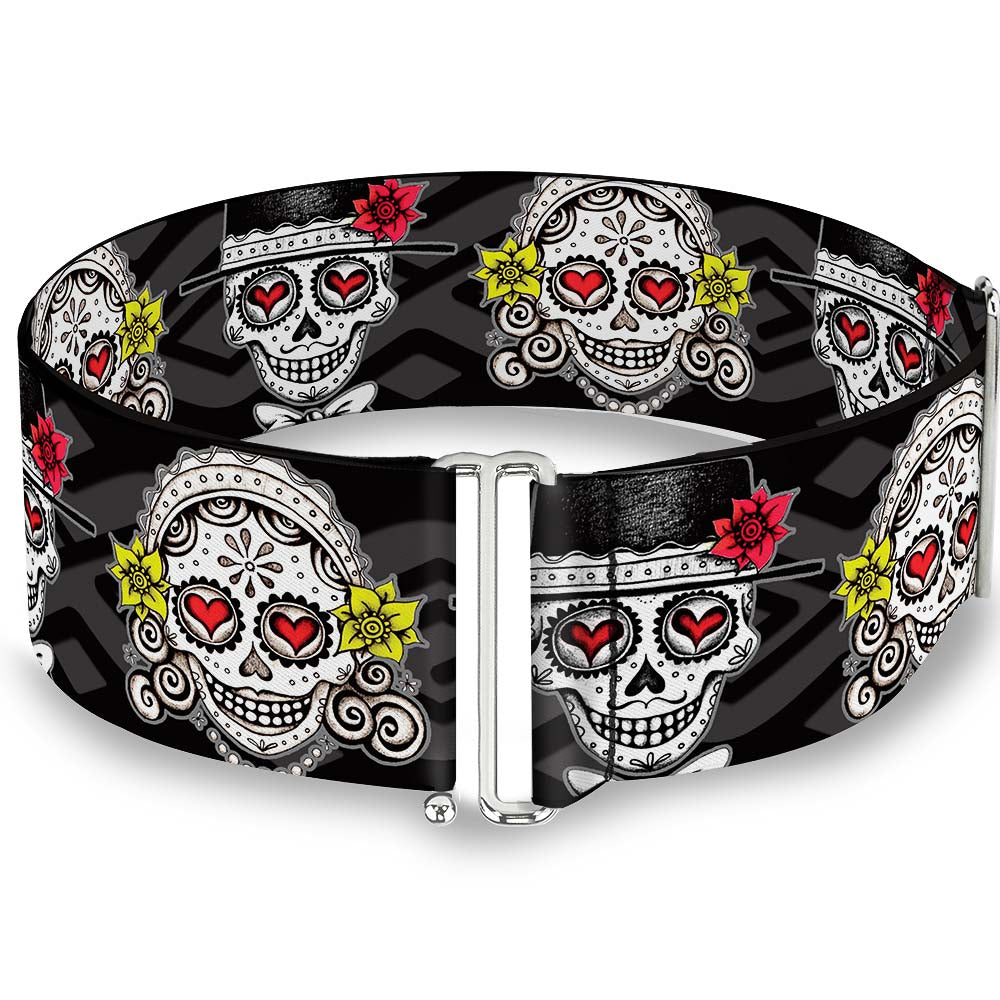 Cinch Waist Belt - Los Novios Black Gray White Multi Color Womens Cinch Waist Belts Thaneeya McArdle   