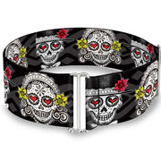 Cinch Waist Belt - Los Novios Black Gray White Multi Color Womens Cinch Waist Belts Thaneeya McArdle   
