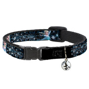 Cat Collar Breakaway - Elsa Poses PERFECT AND POWERFUL Blues White Breakaway Cat Collars Disney   