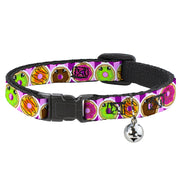 Cat Collar Breakaway - Sprinkle Donut Expressions Pink Breakaway Cat Collars Buckle-Down   