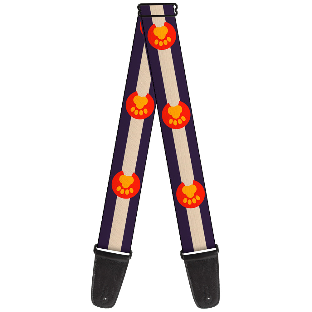 Guitar Strap - Colorado Flag Paw Print Guitar Straps Buckle-Down   