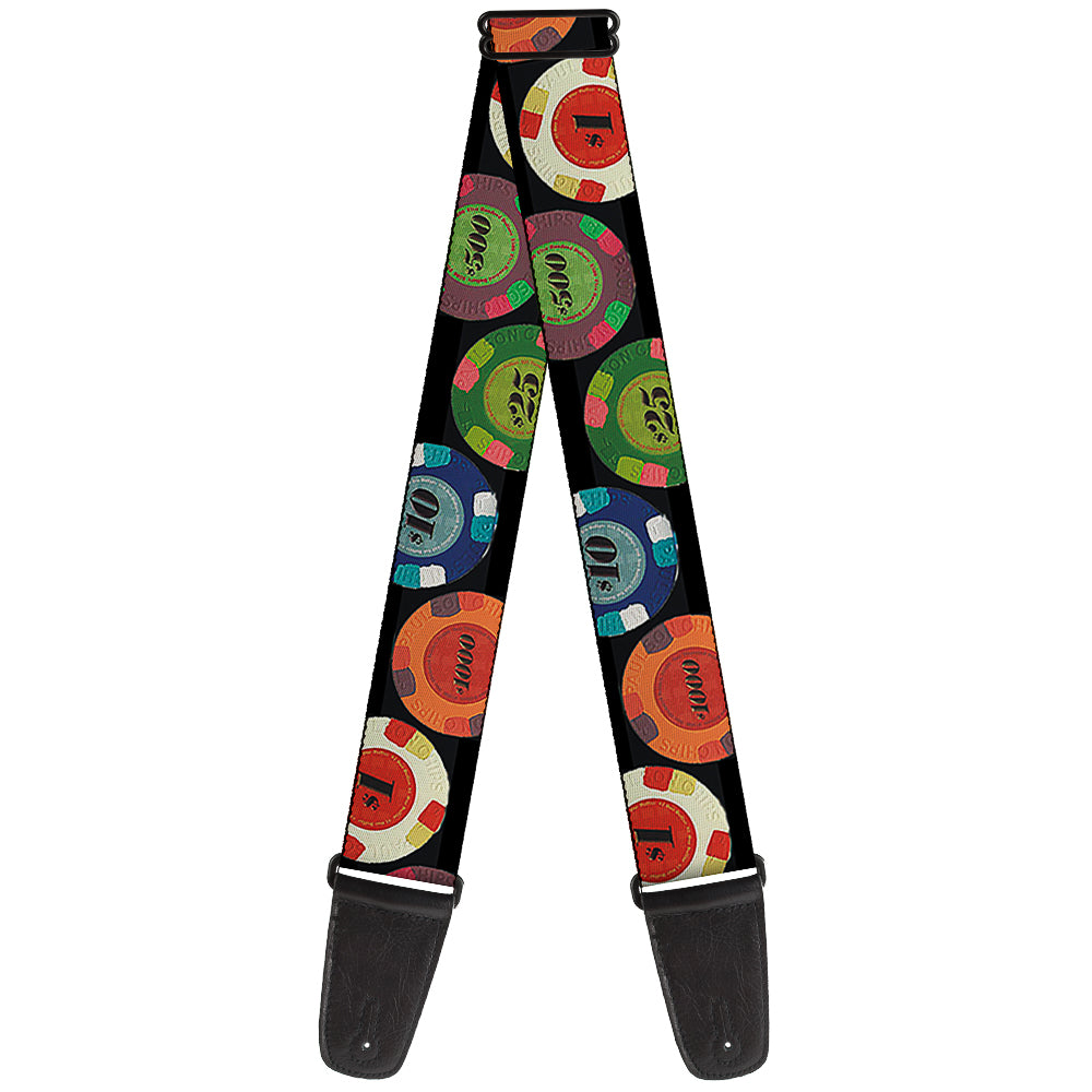 Guitar Strap - Poker Chips 2 Guitar Straps Buckle-Down   