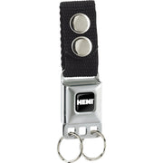 Keychain - HEMI Bold Full Color Black White Keychains Hemi   