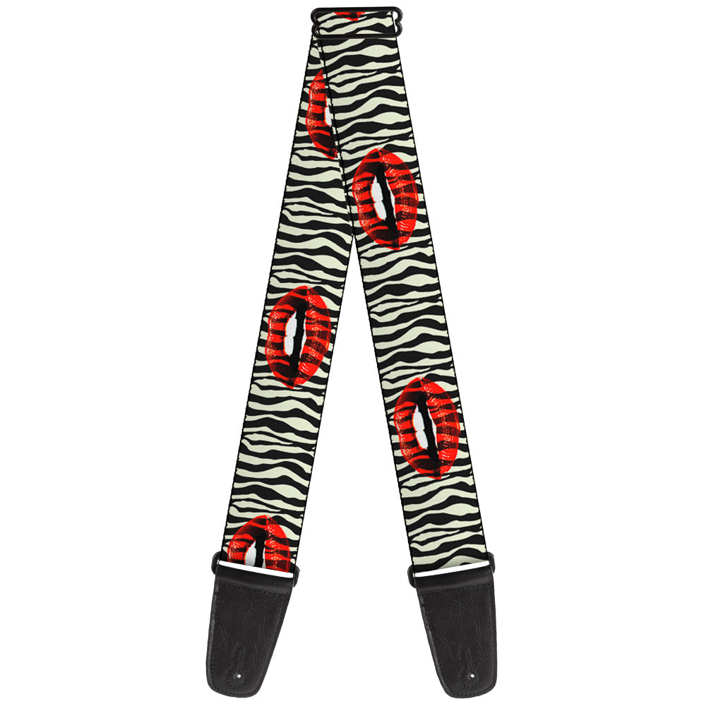 Guitar Strap - Mouth Zebra Guitar Straps Buckle-Down   