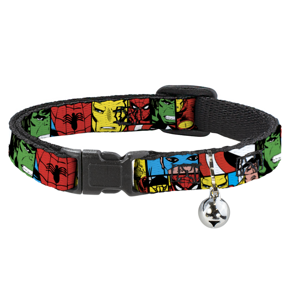 Cat Collar Breakaway - Marvel Superhero Comic Blocks Breakaway Cat Collars Marvel Comics   