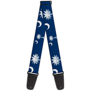 Guitar Strap - South Carolina Flags Scattered Guitar Straps Buckle-Down   