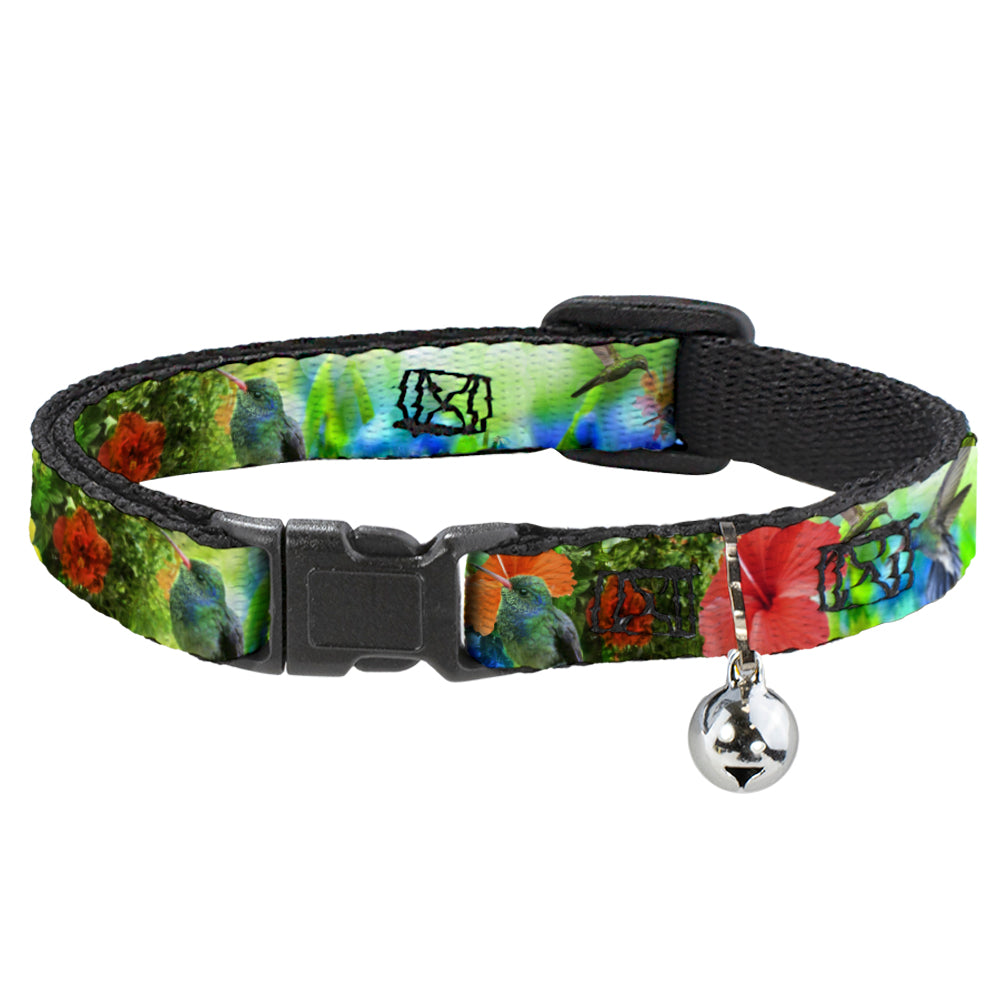 Cat Collar Breakaway - Vivid Hummingbird Garden Breakaway Cat Collars Buckle-Down   