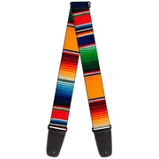 Guitar Strap - Zarape2 Vertical Multi Color Stripe Guitar Straps Buckle-Down   