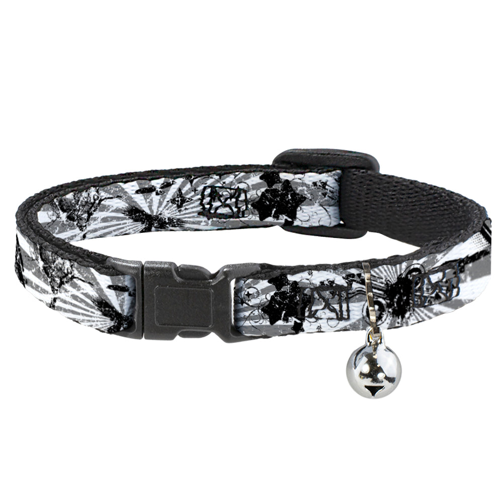 Cat Collar Breakaway - Rising Sun White Gray Breakaway Cat Collars Buckle-Down   