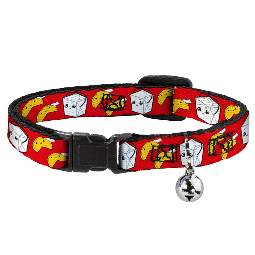 Cat Collar Breakaway - Take Out Fortune Cookies Red Breakaway Cat Collars Buckle-Down   