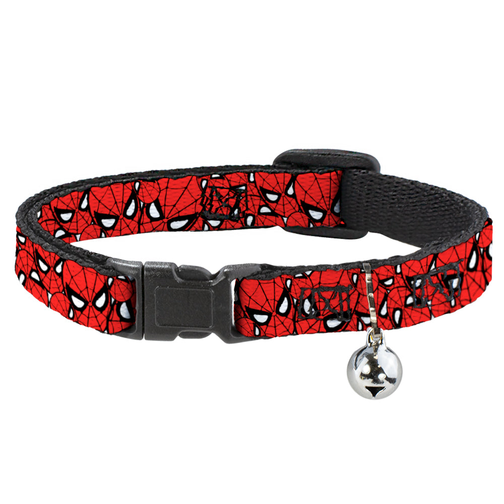 Cat Collar Breakaway - Spider-Man Stacked Breakaway Cat Collars Marvel Comics   