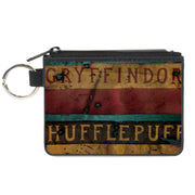 Canvas Zipper Wallet - MINI X-SMALL - GRYFFINDOR & HUFFLEPUFF Burnt Banners Canvas Zipper Wallets Harry Potter Default Title