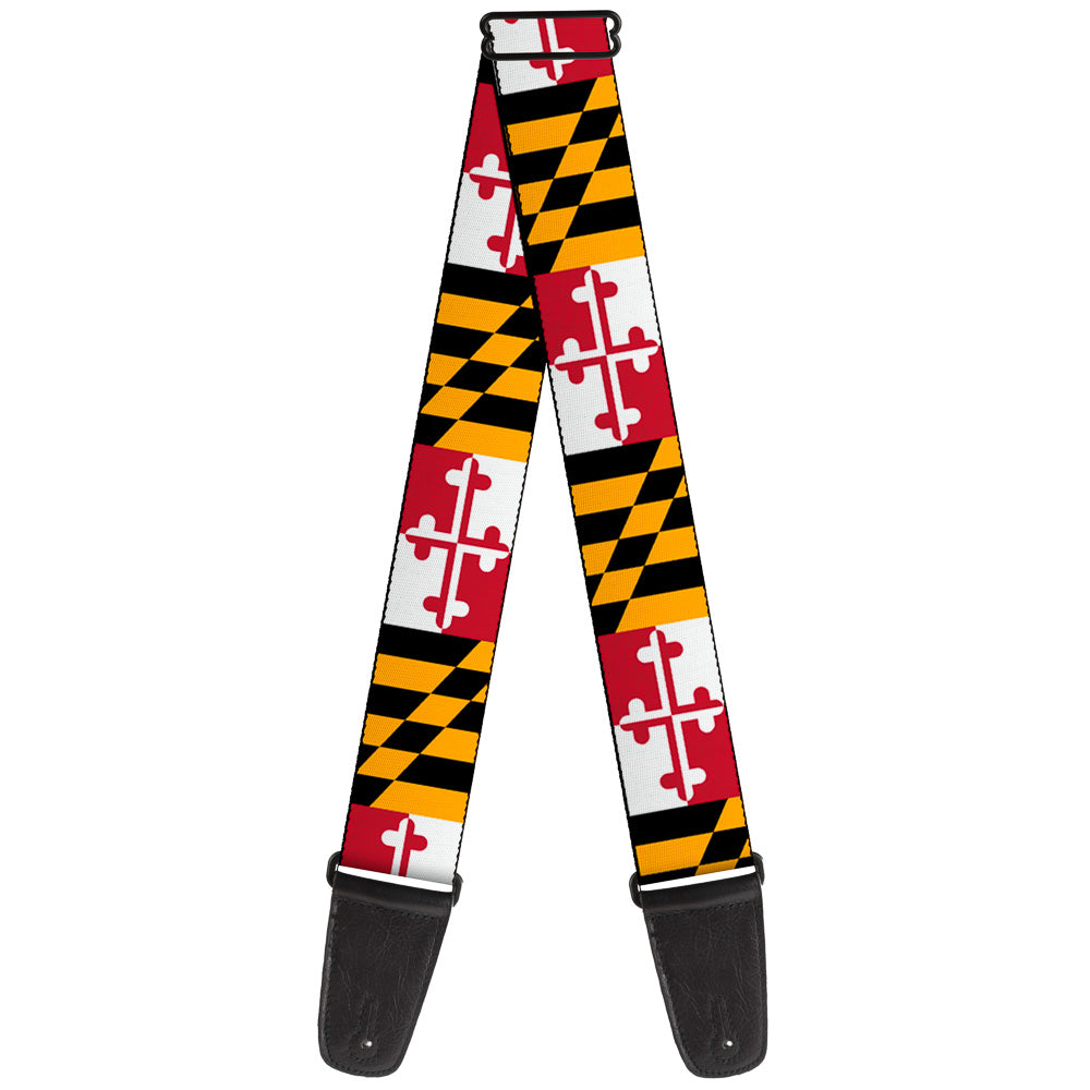 Guitar Strap - Maryland Flags Guitar Straps Buckle-Down   