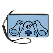 Canvas Zipper Wallet - LARGE - Blue's Clues Blue Face Blues Canvas Zipper Wallets Blue's Clues