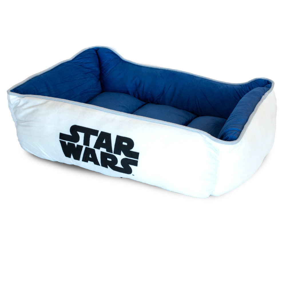 Pet Bed - Star Wars R2-D2 Bounding Blue Gray White Pet Beds Star Wars   