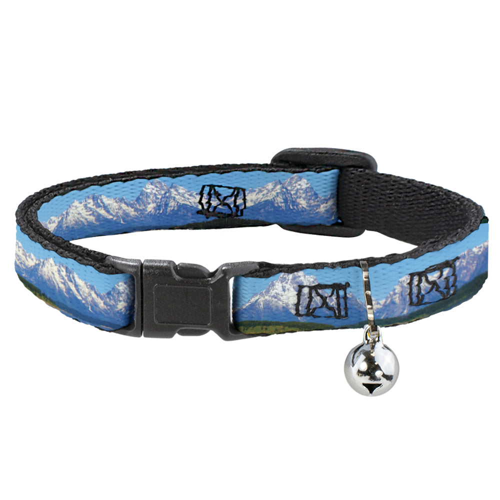 Cat Collar Breakaway - Landscape Snowy Mountains Breakaway Cat Collars Buckle-Down   