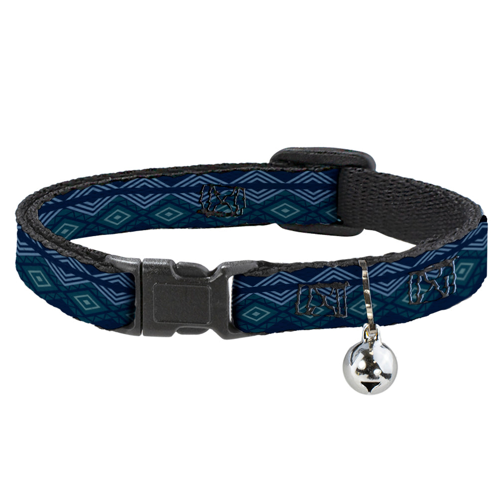Cat Collar Breakaway - Aztec3 Blues Breakaway Cat Collars Buckle-Down   