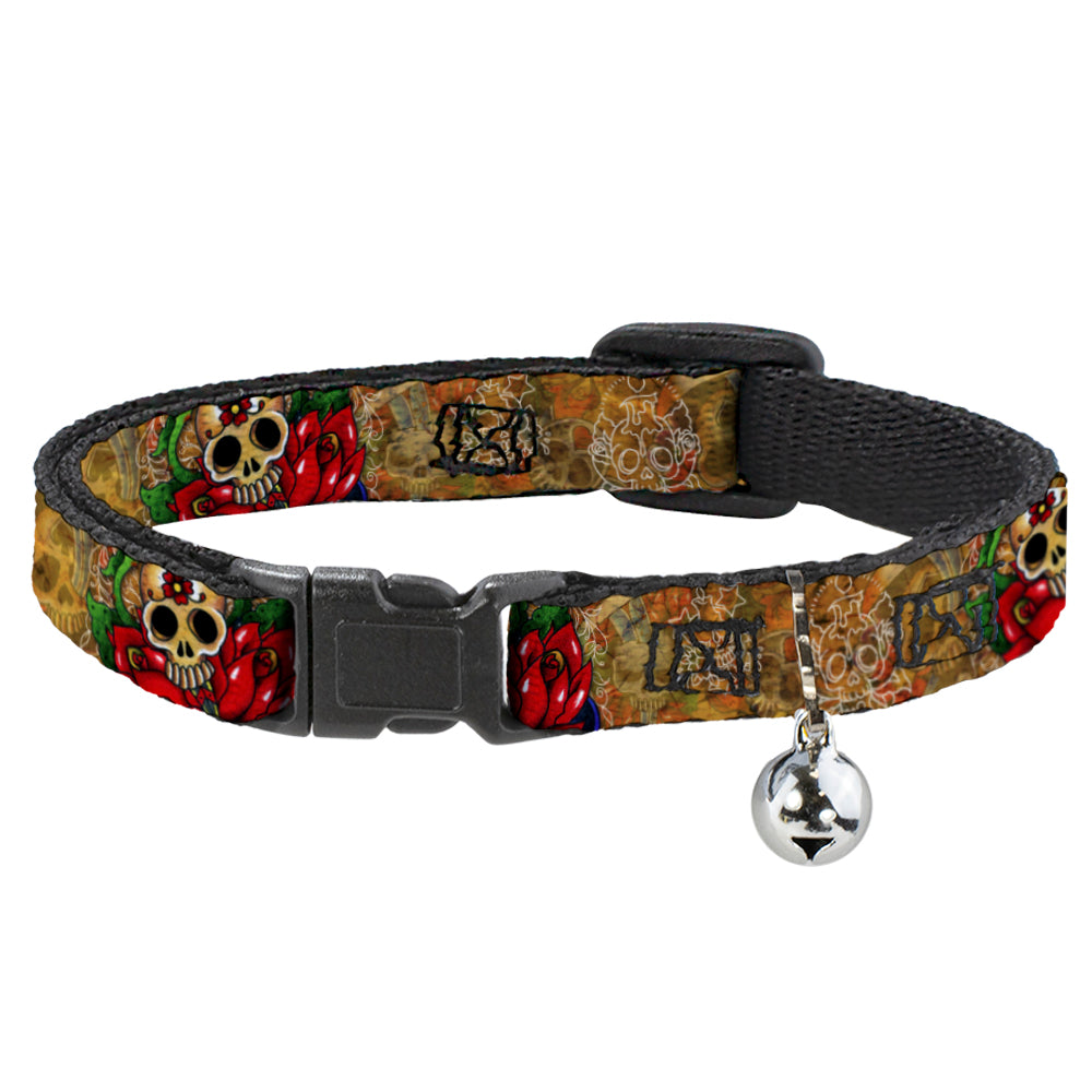 Cat Collar Breakaway - Tattoo Johnny-Dagger Breakaway Cat Collars Tattoo Johnny   