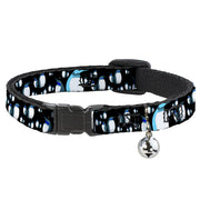 Cat Collar Breakaway - Emperor Penguins Gray Blues Breakaway Cat Collars Buckle-Down   