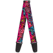 Guitar Strap - Love Love Pink Guitar Straps Buckle-Down   