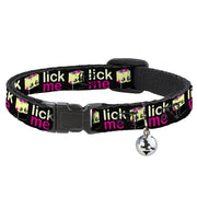 Cat Collar Breakaway - LICK ME Battery Cartoon Breakaway Cat Collars Buckle-Down   
