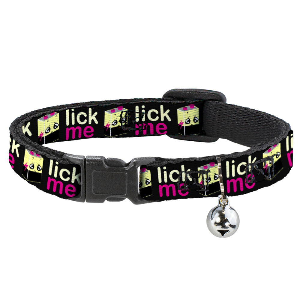 Cat Collar Breakaway - LICK ME Battery Cartoon Breakaway Cat Collars Buckle-Down   