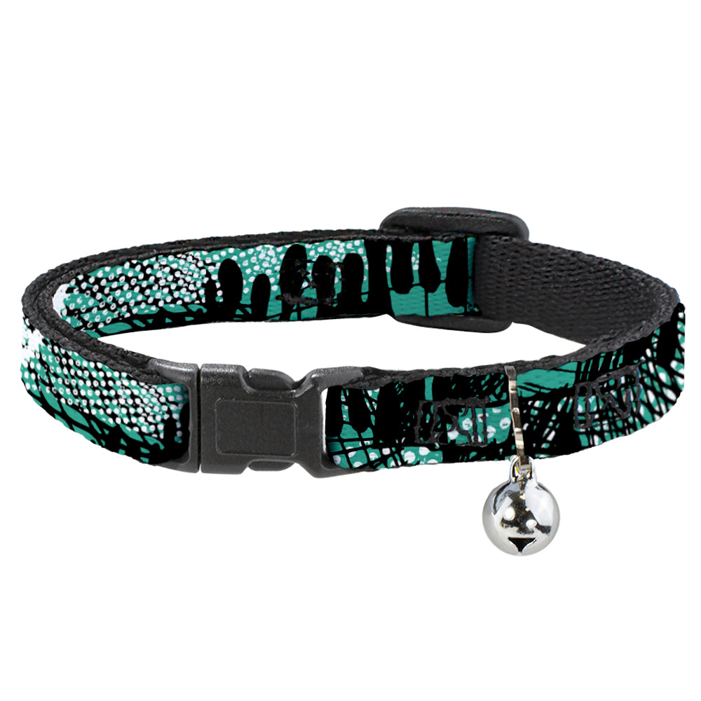 Cat Collar Breakaway - Grunge Gears Green Breakaway Cat Collars Buckle-Down   