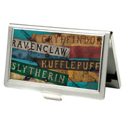 Business Card Holder - SMALL - Hogwarts House Banners Stacked FCG Business Card Holders Harry Potter Default Title