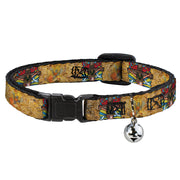 Cat Collar Breakaway - Tattoo Johnny-Religious Breakaway Cat Collars Tattoo Johnny   