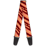 Guitar Strap - Bacon Slices Maroon Guitar Straps Buckle-Down   